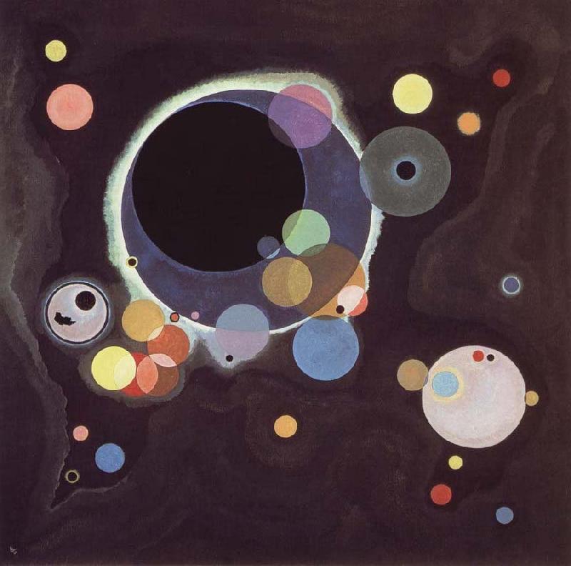 Wassily Kandinsky Kulonfele korok oil painting image